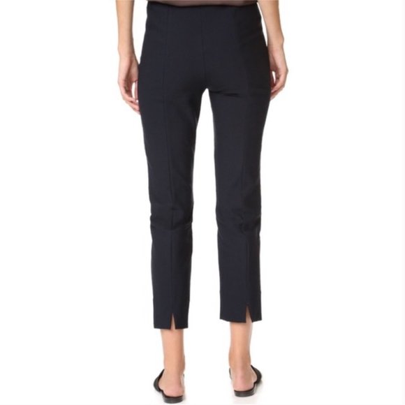 Vince Navy Stitch Front Seam Slim Legging Pants - Picture 15 of 15